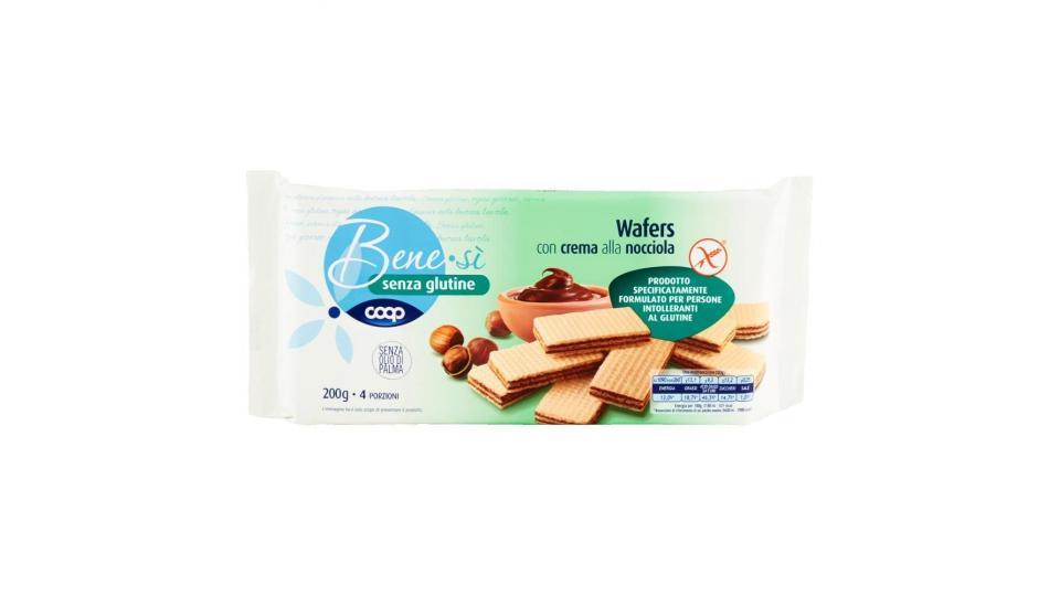 Senza Glutine Wafers Con Crema Alla Nocciola