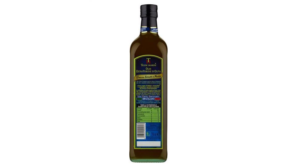 Terre Nostre Olio Extra Vergine Di Oliva Grezzo Estratto A Freddo 100% Italiano