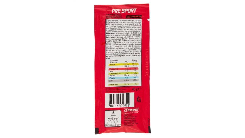 Enervit Pre Sport Gelatina Gusto Arancia