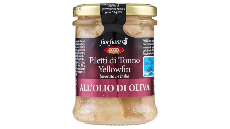 Filetti Di Tonno Yellowfin All'olio Di Oliva