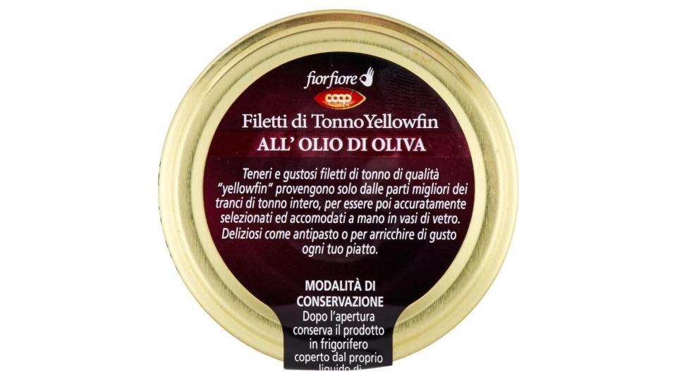 Filetti Di Tonno Yellowfin All'olio Di Oliva