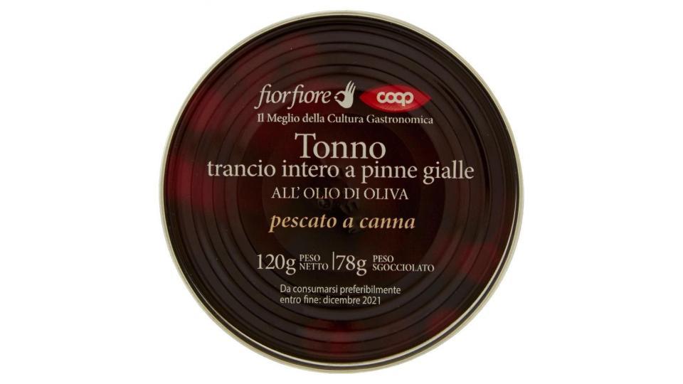 Tonno Trancio Intero A Pinne Gialle All'olio Di Oliva