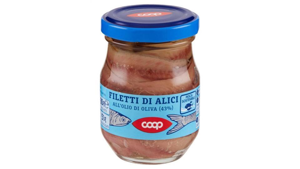 Delicius filetti di alici all'olio oliva