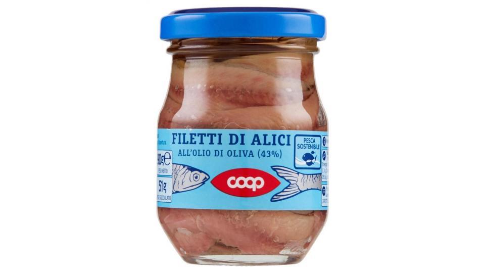 Delicius filetti di alici all'olio oliva