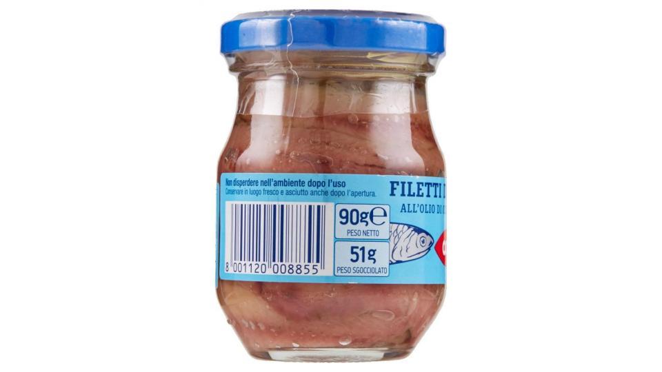 Delicius filetti di alici all'olio oliva