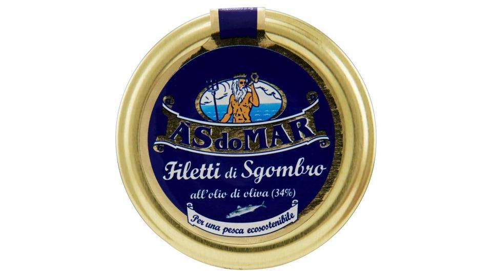 Asdomar Filetti Di Sgombro All'olio Di Oliva (34%)