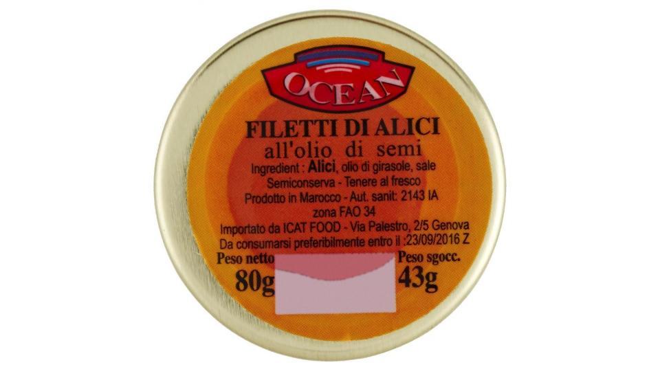 Ocean Filetti Di Alici All'olio Di Semi