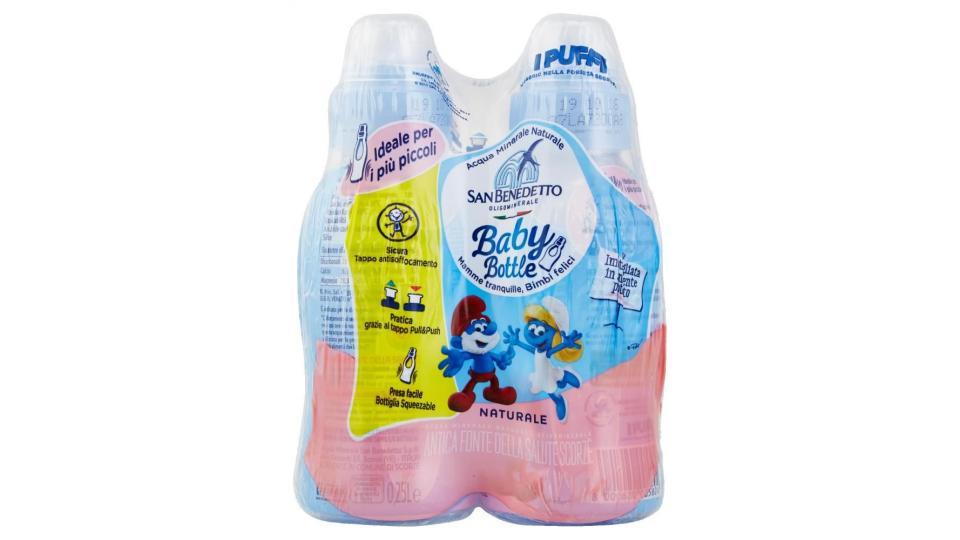 Acqua Minerale San Benedetto Afs Baby Bottle Pull&push Naturale 4x0,25l