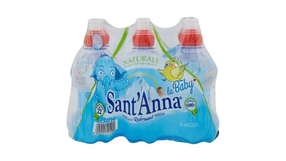 Sant'anna La Baby Naturale Sorgente Rebruant 6 X