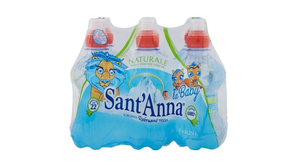 Sant'anna La Baby Naturale Sorgente Rebruant 6 X