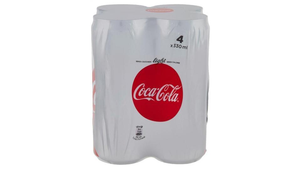 Coca-cola Light Senza Zuccheri Senza Calorie Lattina 330 Ml Confezione