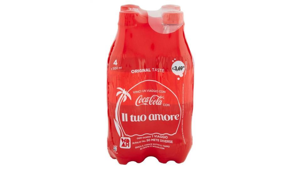 Coca-cola Original Taste Bottiglia Di Plastica Da 500ml Confezione