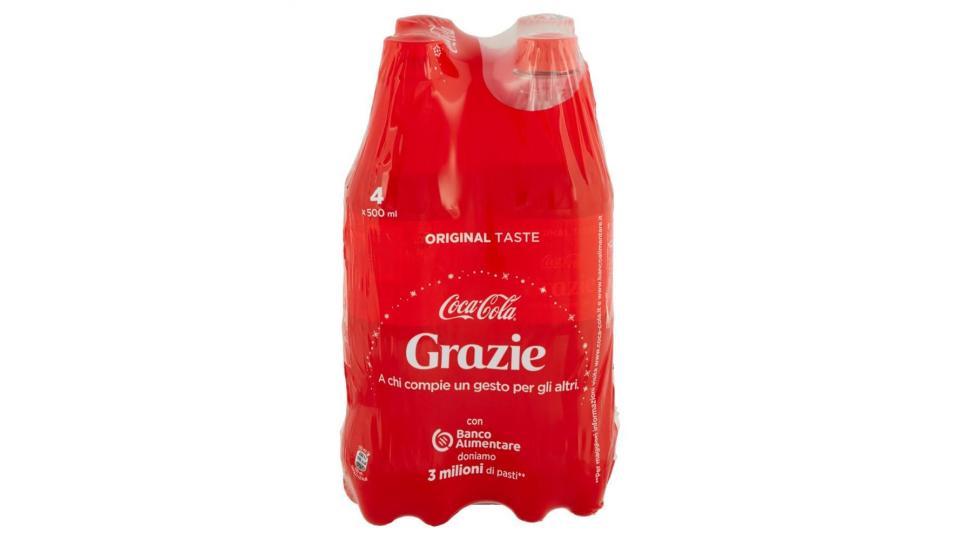 Coca-cola Original Taste Bottiglia Di Plastica Da 500ml Confezione