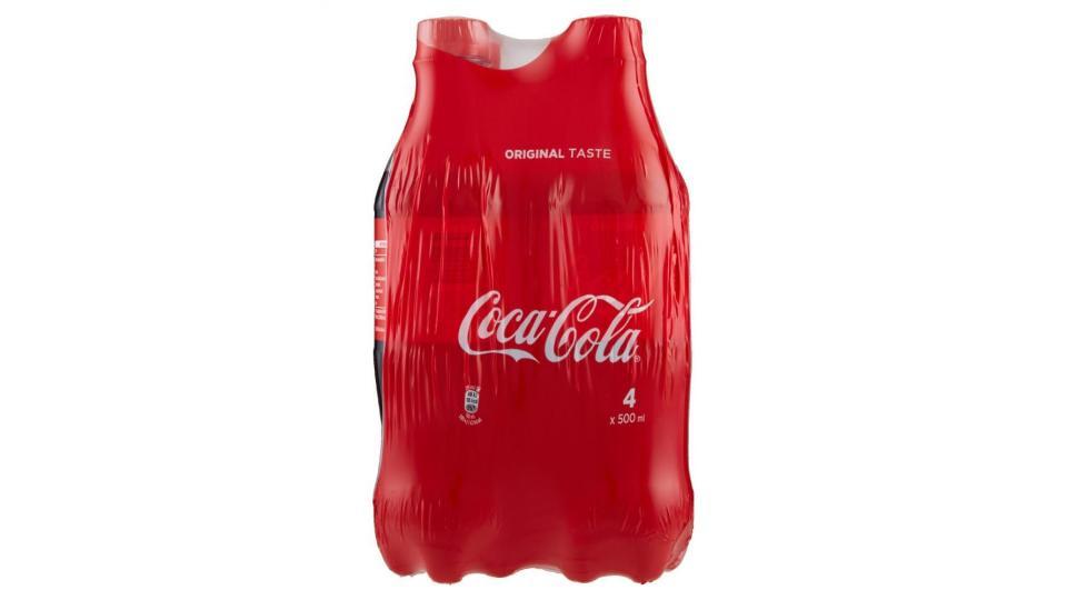 Coca-cola Original Taste Bottiglia Di Plastica Da 500ml Confezione