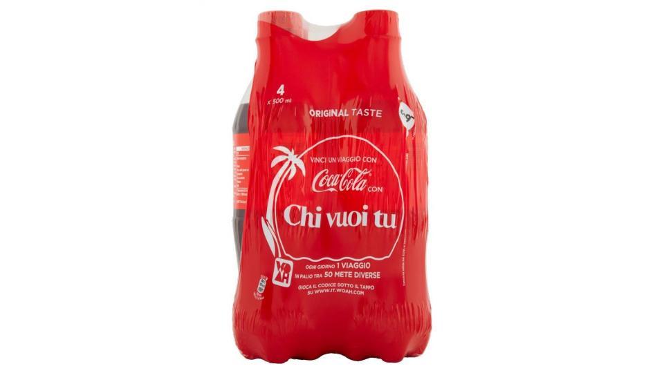 Coca-cola Original Taste Bottiglia Di Plastica Da 500ml Confezione