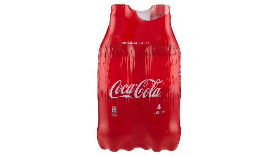 Coca-cola Original Taste Bottiglia Di Plastica Da 500ml Confezione