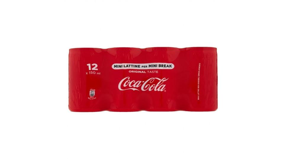 Coca-cola Original Taste Lattina 150 Ml Confezione