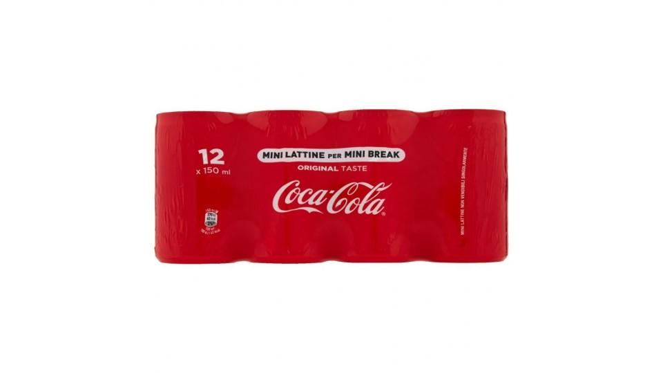 Coca-cola Original Taste Lattina 150 Ml Confezione