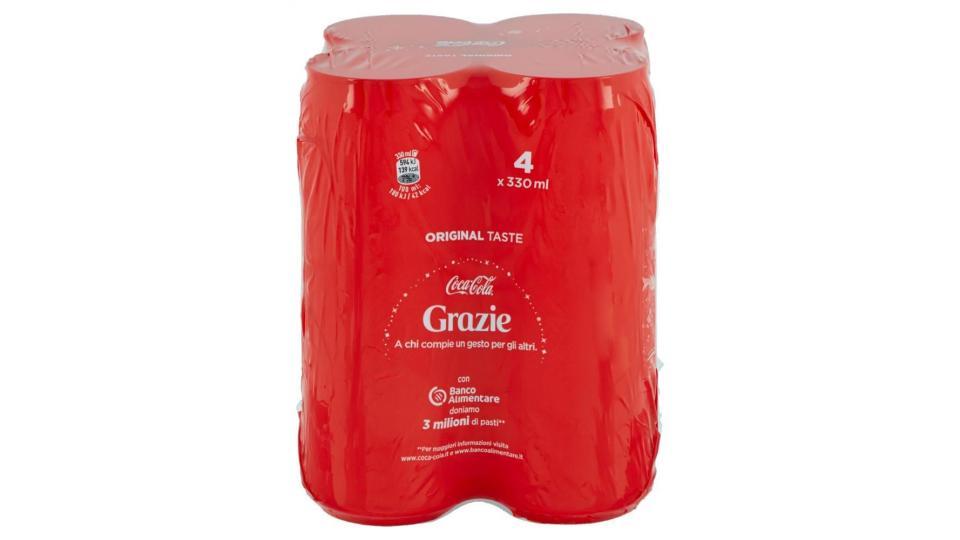 Coca-cola Original Taste Lattina Da 330ml Confezione