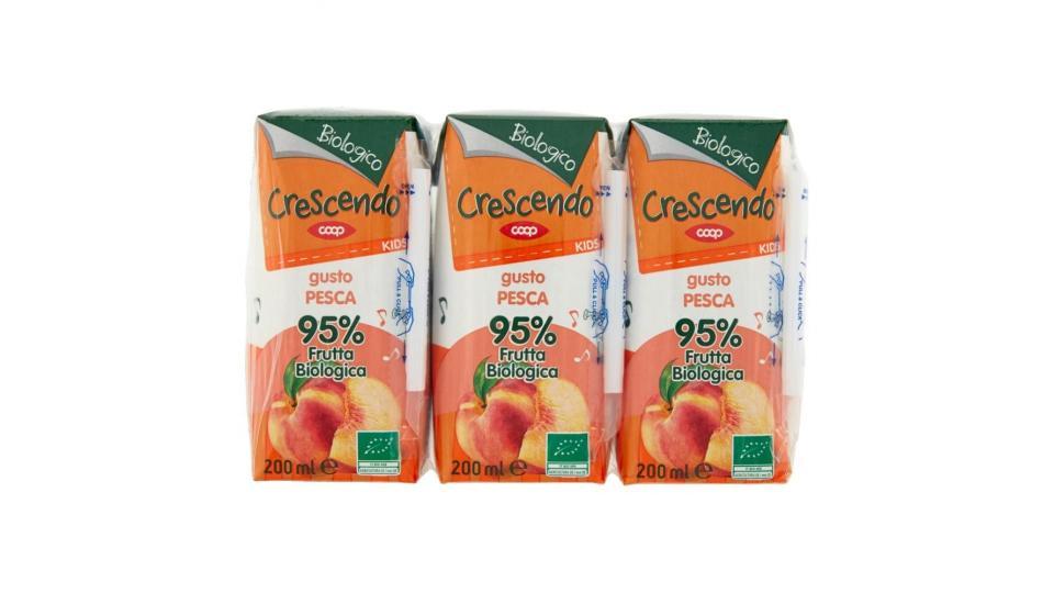 Kids Gusto Pesca 95% Frutta Biologica