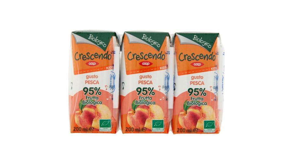 Kids Gusto Pesca 95% Frutta Biologica