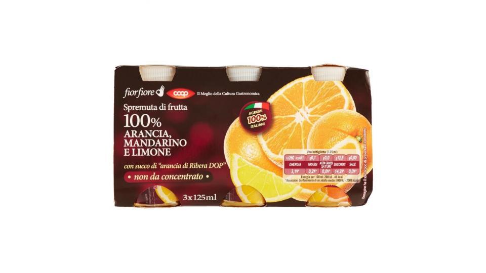 Spremuta Di Frutta 100% Arancia, Mandarino E Limone