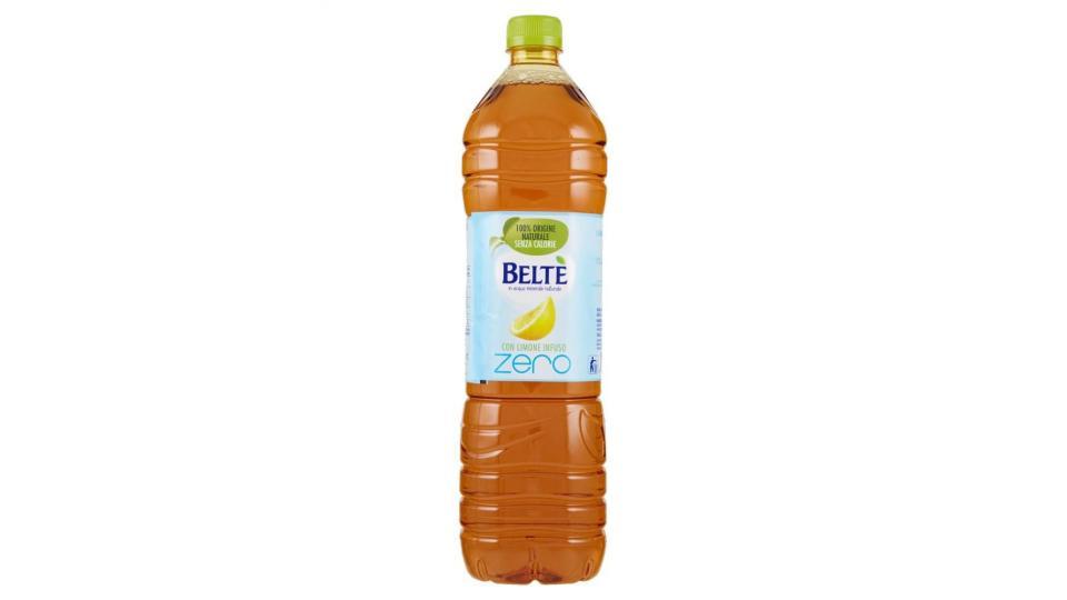 Beltè Zero, Bevanda Analcolica Di Thè In Acqua Minerale Naturale Con Limone Infuso