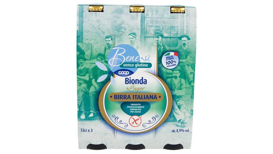 Senza Glutine Bionda Lager Birra Italiana