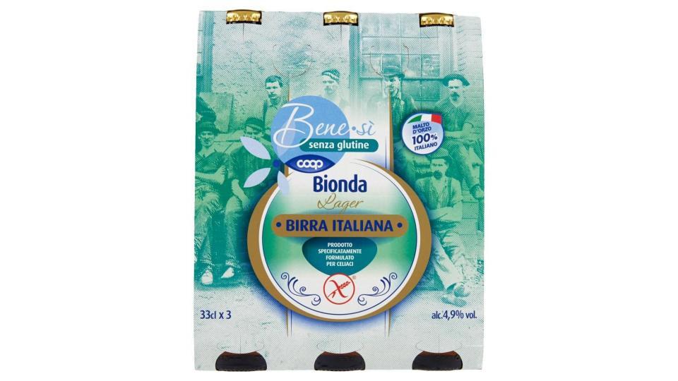 Senza Glutine Bionda Lager Birra Italiana