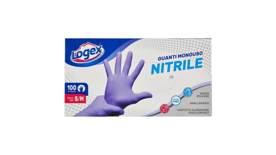 Logex Guanti Monouso Nitrile Taglia S/m