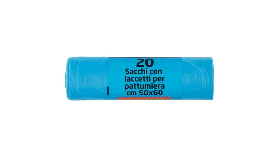 Sacchi Con Laccetti Per Pattumiera Cm 50x60