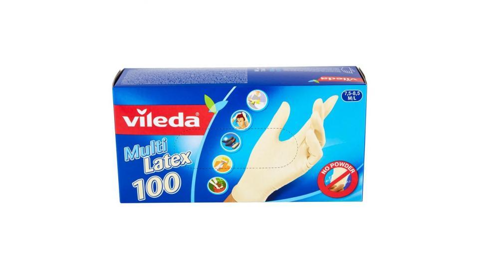 Vileda Guanti Multi Latex 7,5-8,5m/l