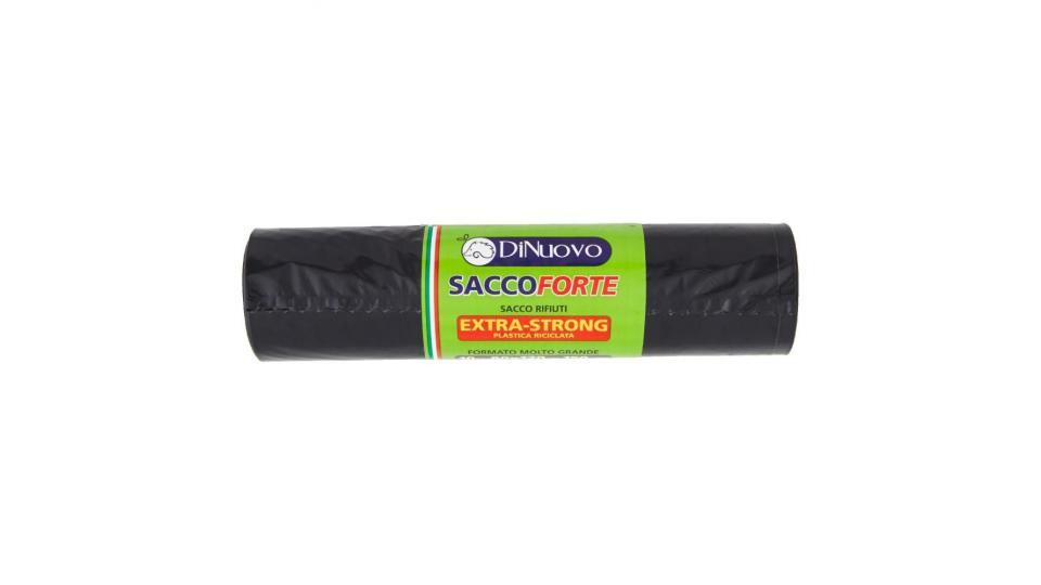 Dinuovo Sacco Forte Sacco Rifiuti Formato Molto Grande 80x120 Cm. 150 Litri