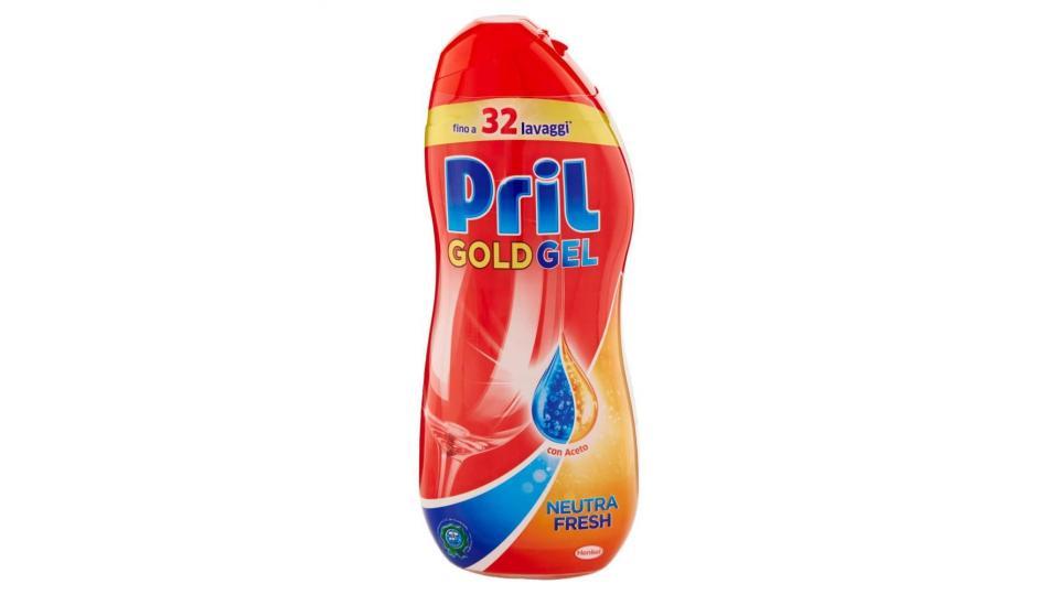 Pril Gold Gel Neutra Fresh 650 Ml. 32