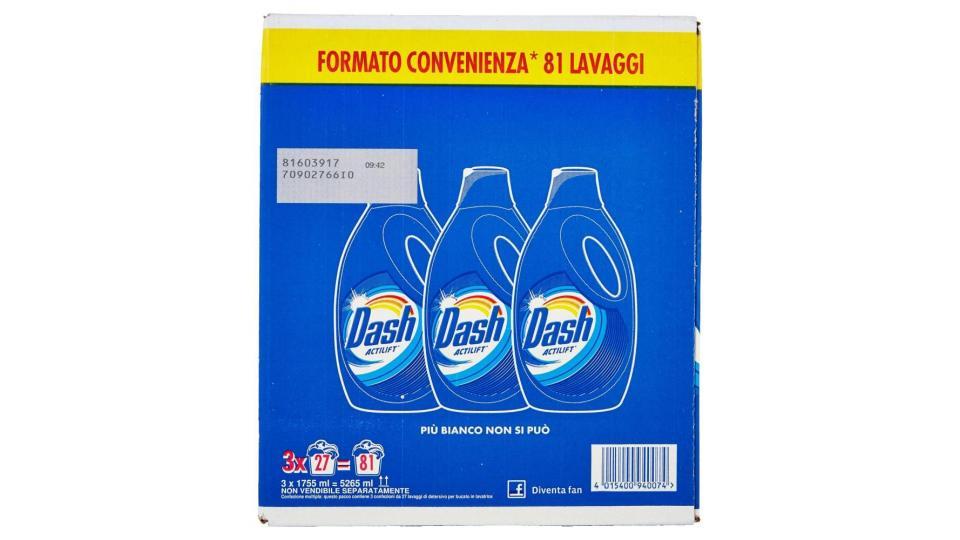 Dash Liquido Regolare 3x27 Lavaggi