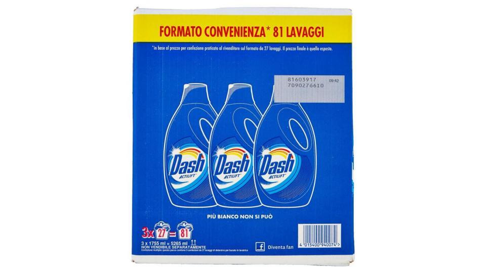 Dash Liquido Regolare 3x27 Lavaggi