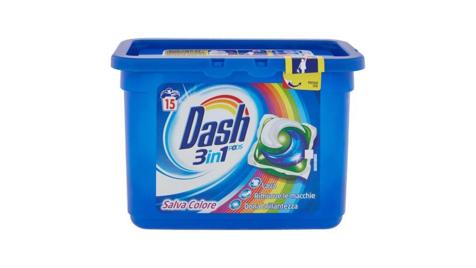 Dash Pods 3in1 Detersivo Monodose Salva Colore