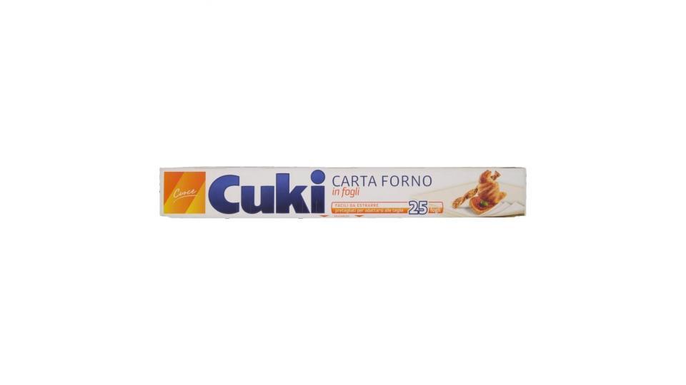 Cuki Cuoce Carta Forno In Fogli (25 Fogli)