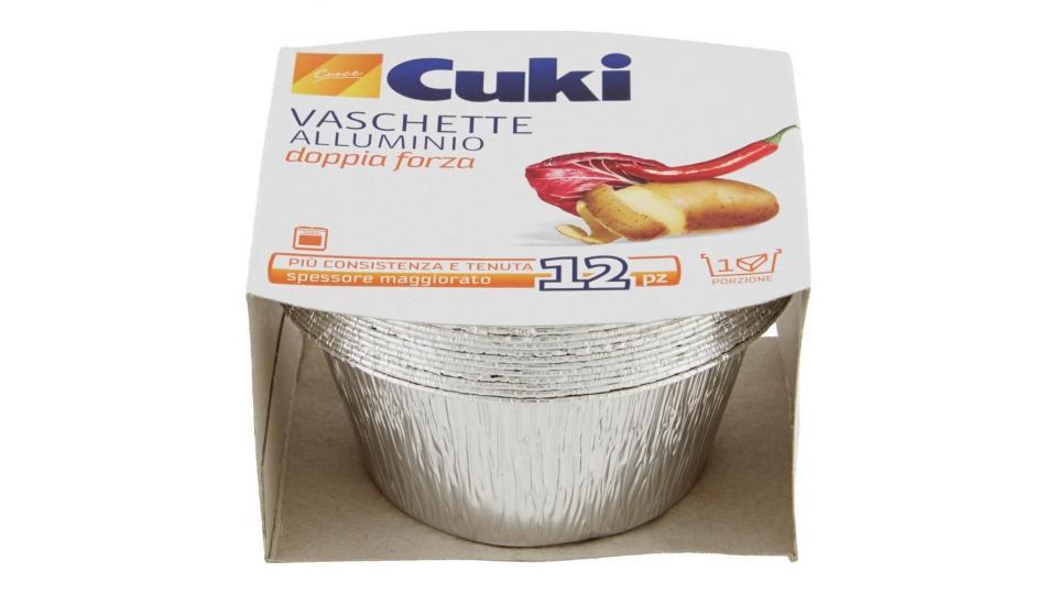 Cuki Cuoce Vaschette Alluminio 1porzione - 12 Pz (t21)