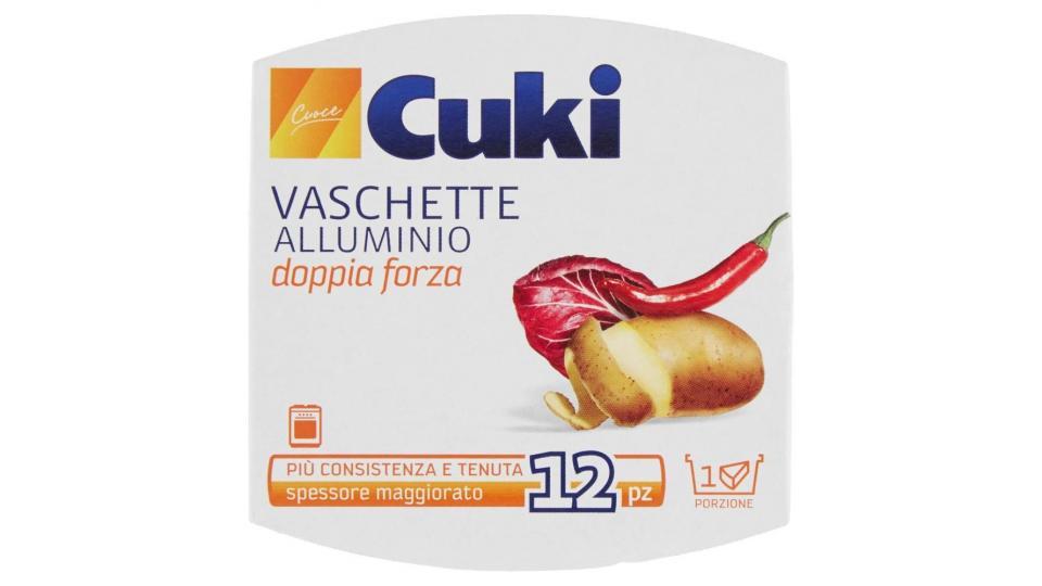 Cuki Cuoce Vaschette Alluminio 1porzione - 12 Pz (t21)