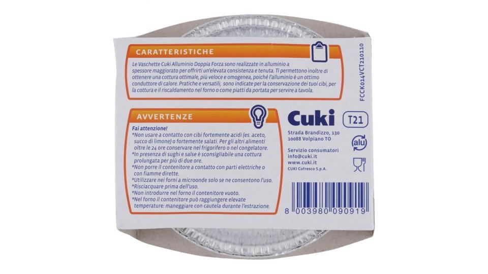 Cuki Cuoce Vaschette Alluminio 1porzione - 12 Pz (t21)