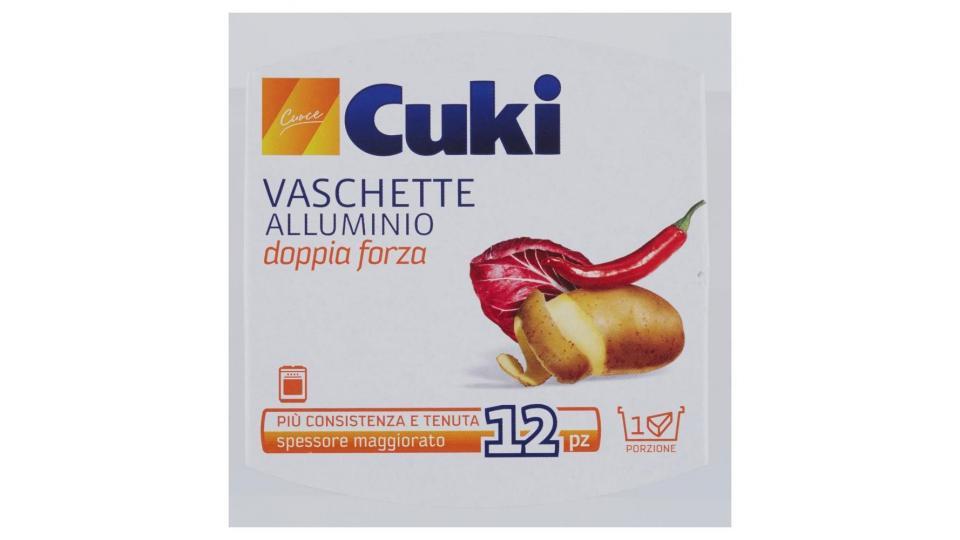 Cuki Cuoce Vaschette Alluminio 1porzione - 12 Pz (t21)