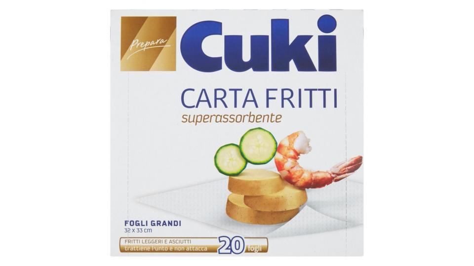 Cuki Prepara Carta Fritti (20 Fogli Da 32 X 33 Cm)