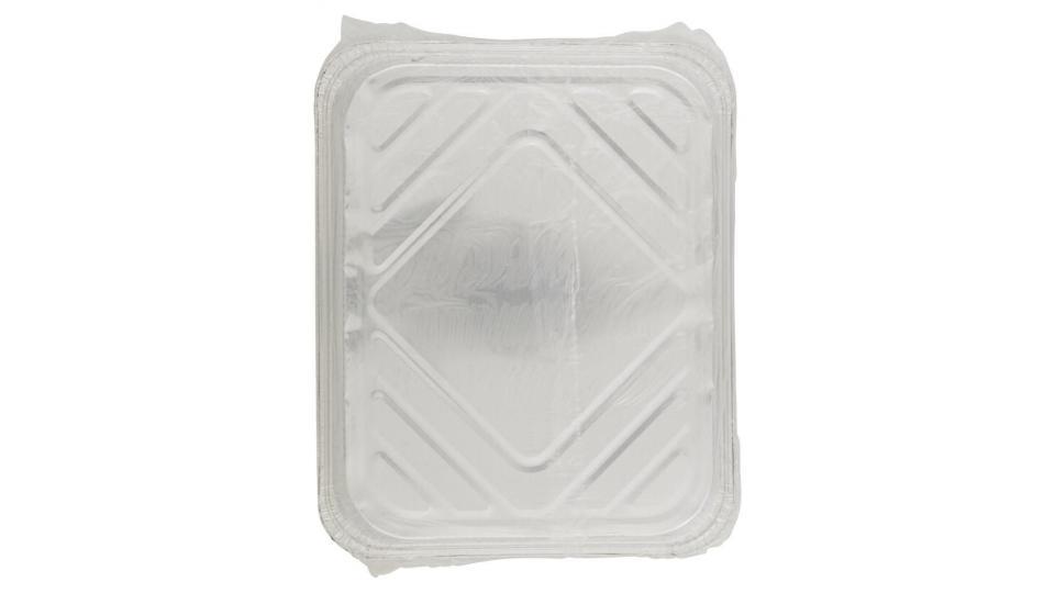 Soft Soft vaschette allumnio con coperchio f8 8 porzioni