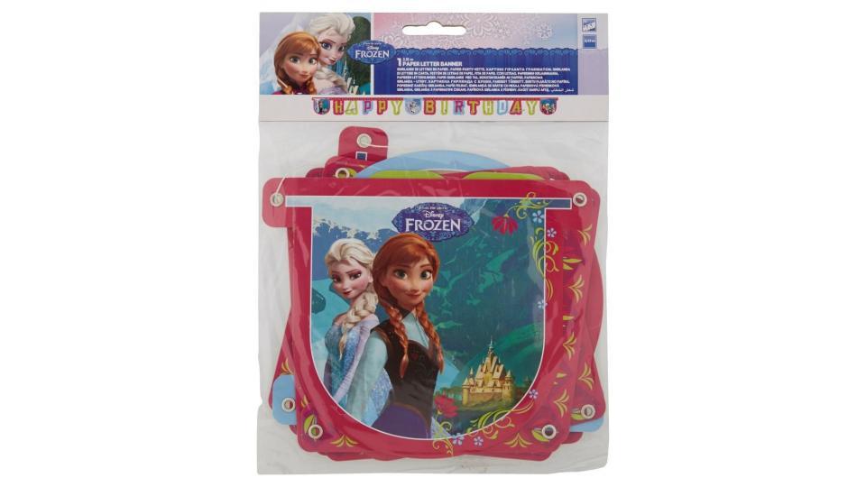 Decorata Party 1 Ghirlanda Di Lettere In Carta 2,15 M Disney Frozen