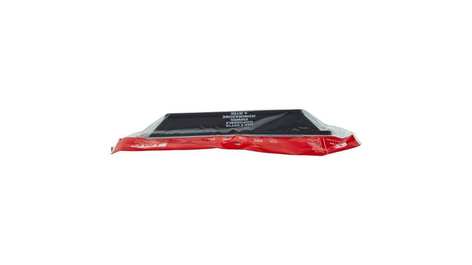 8 Piatti Square Med Smart 18x18 Cm Black