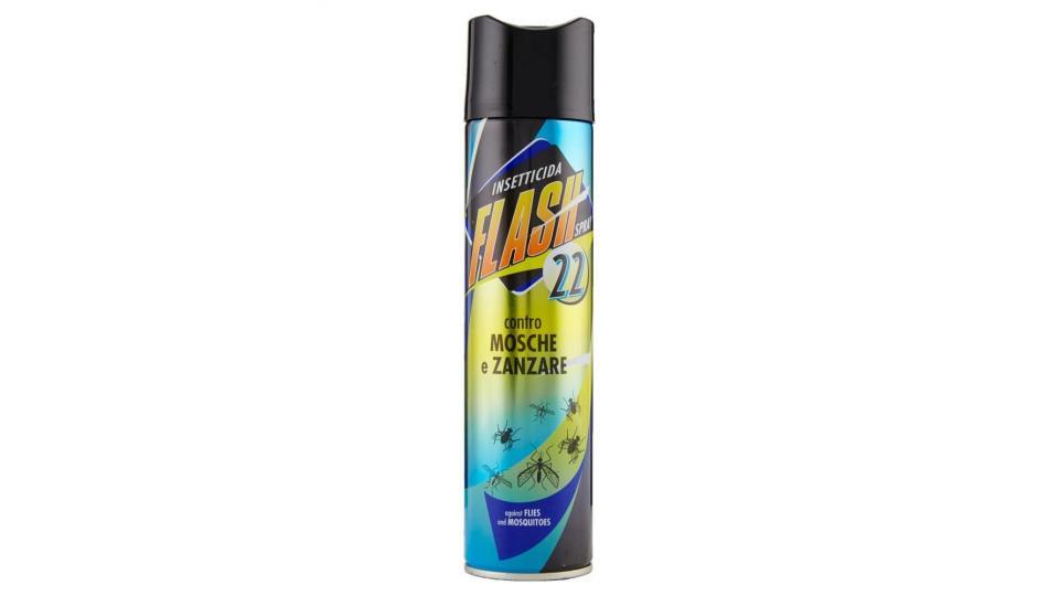 Flash Insetticida Spray 22 Contro Mosche E Zanzare