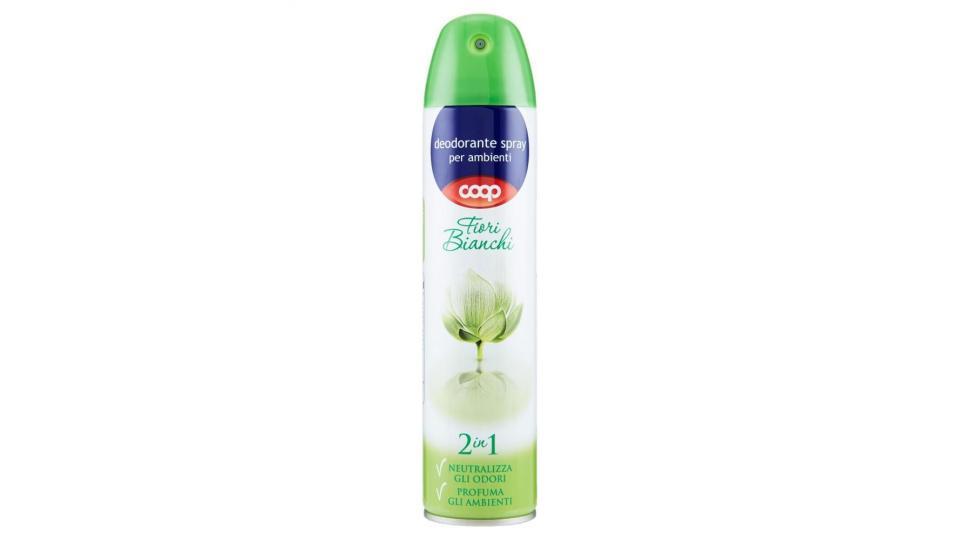 Deodorante Spray Per Ambienti Fiori Bianchi 2in1