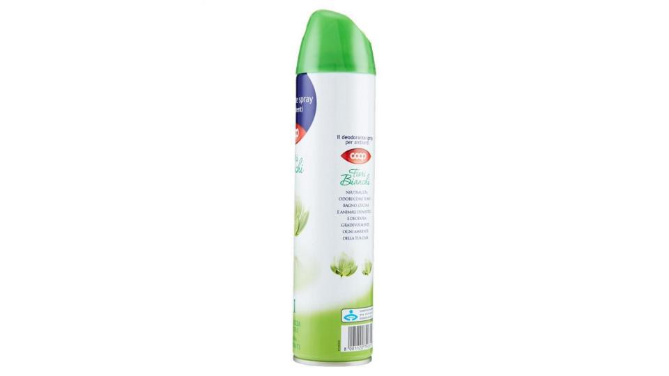 Deodorante Spray Per Ambienti Fiori Bianchi 2in1