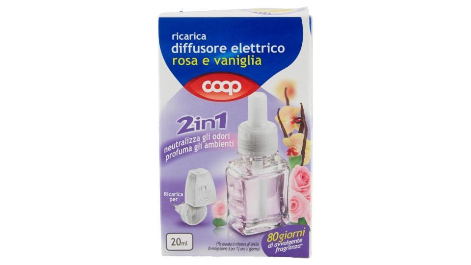 Ricarica Diffusore Elettrico Rosa E Vaniglia 2in1